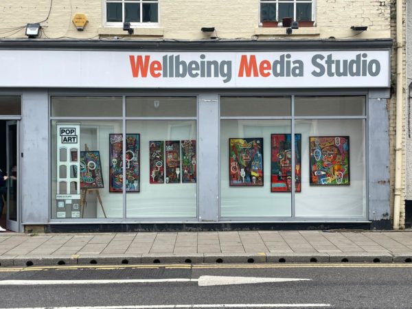 New POP Art Window at Wellbeing Media Studio!